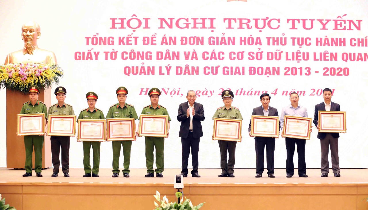 Tổng kết đề án 896: Sẵn sàng kết nối, chia sẻ Cơ sở dữ liệu Quốc gia về dân cư với các Bộ, ngành, phục vụ xây dụng Chính phủ điện tử